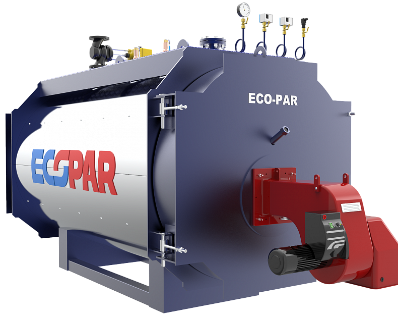 Паровой котел ECO-PAR 0,7 бар 100 - 10000  кг/ч